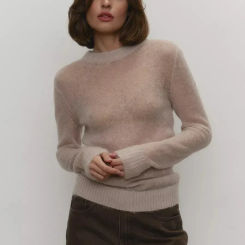 Wolfeel Summer Autumn Elegant Slim Fit Sweater New Women's Jumpers Casual Chic Round Neck Long Sleeved Fashion Loose Pullovers