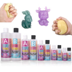 1:1 AB Epoxy Resin Soft Silicone Glue DIY Water Sensitive Soft Silicone Children'S Toys Making Supplies 60/120/240/500/1000ml
