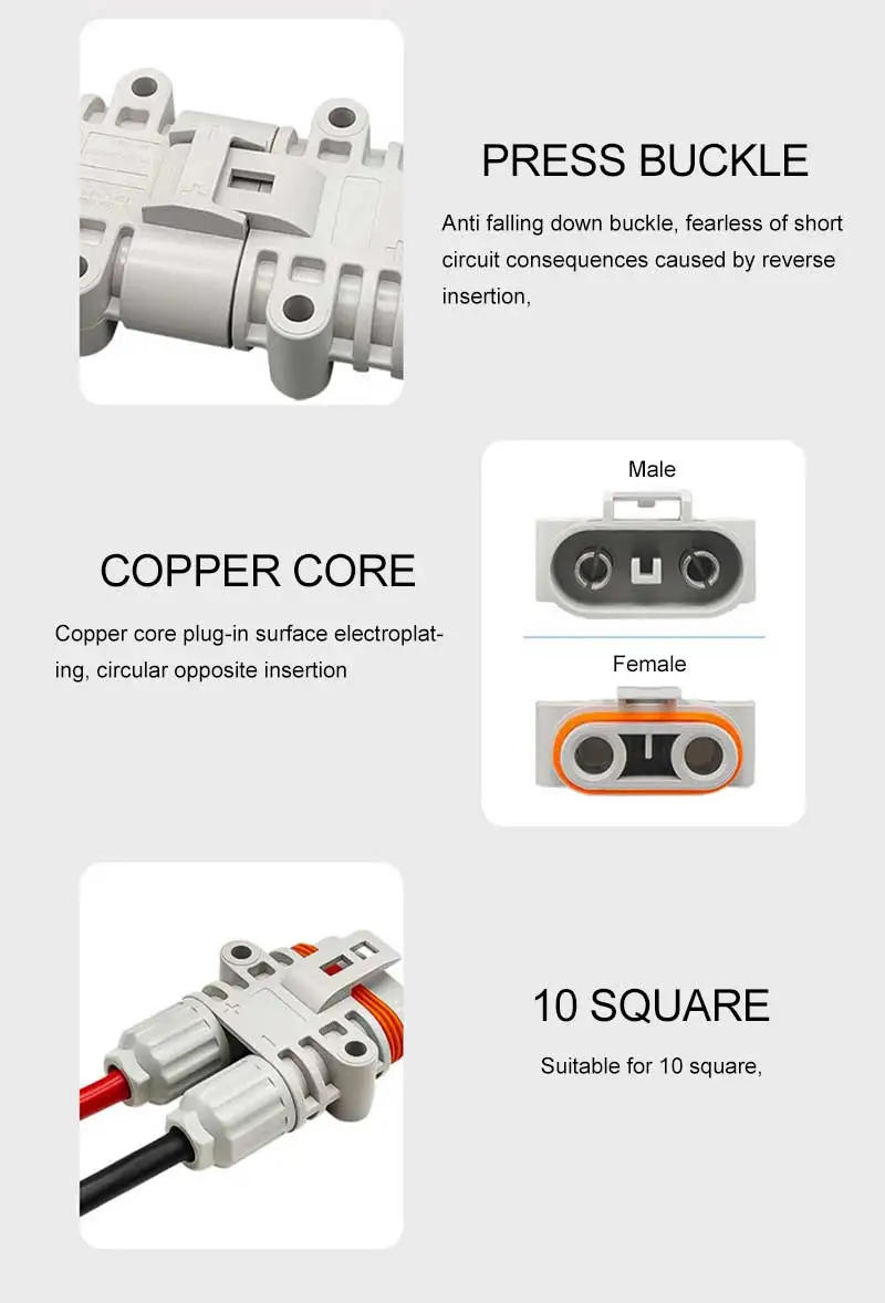 Description Picture 5 of item120A 1200V Male Female Connector Waterproof Big Current Parking Air Conditioner Plug Electric Forklift Generator Connectors