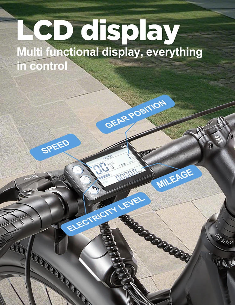 Description Picture 5 of itemYG70 High Speed 1000 Watt Brushless Motor 27.5 Wheels City Commuter Electric Bike Fork Suspension Aluminum alloy frame Ebikes