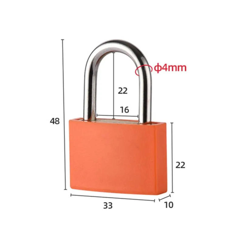 Description Picture 3 of itemMini Plastic Suitcase Diary Lock 33mm Anti-Theft Luggage Locks with 2 Keys Drawer Cabinet Lock Home Decoration