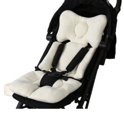 Baby Stroller Cotton Cushion Pure Cotton Cushion Children's Dining Chair Cushion Thickened Korean Version of  Embroidery Process