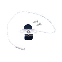 1Pcs 2A 250V Pull Cord Switch for Ceiling Lamp Wall Lamp Bedside Lamp Open Single Pull Control Rope Switch with Mounting Screws