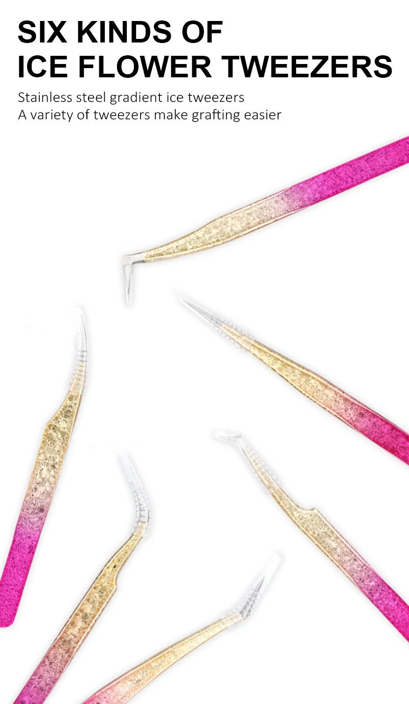 Description Picture 4 of itemLash Tweezers Eyelash Extension Clip Professional Makeup Cosmetic Tools Stainless Steel Eyebrow Eyelash Extension Tweezers