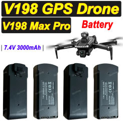 Original 7.4V 3000mAh V198 MAX PRO Drone Battery For V198 MAX RC Quadcopter V198 Spare Battery Accessories Parts
