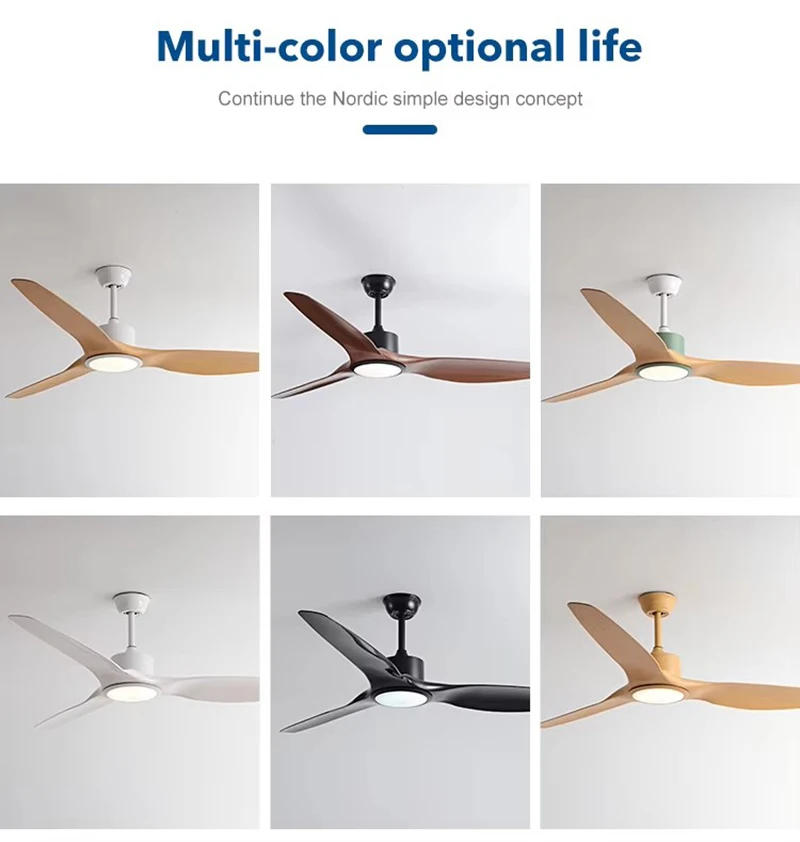 Description Picture 4 of itemNew 64inch 3 ABS Blades Modern Ceiling Fan with LED Light – Create a Refreshing Room Environment home fan