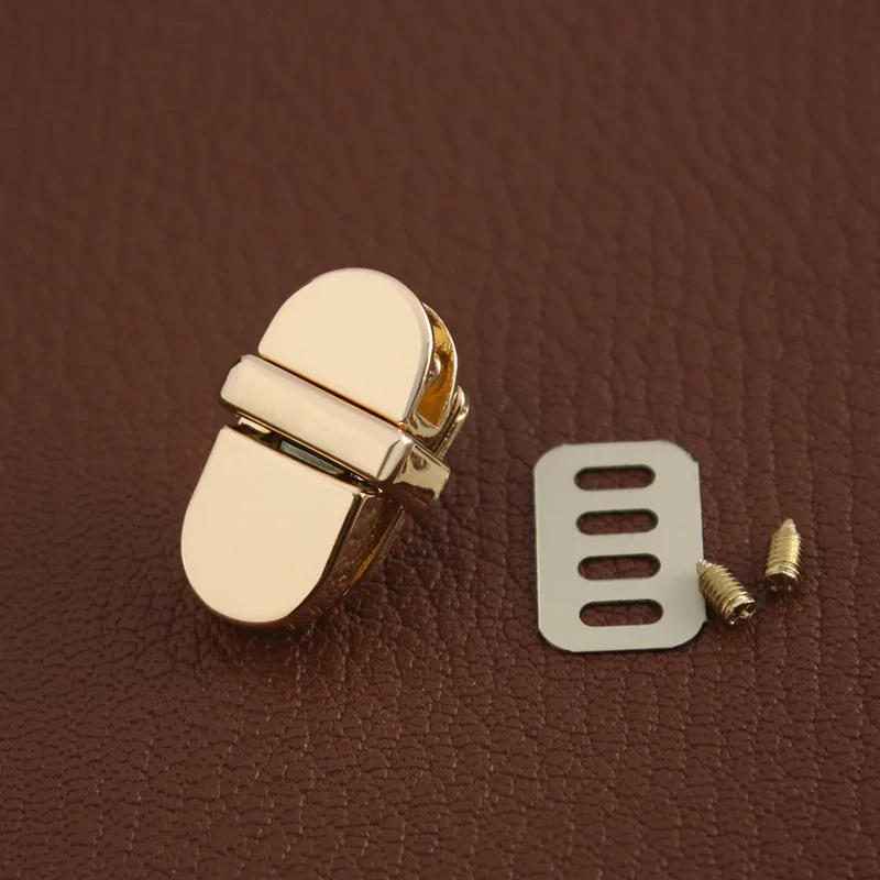 Description Picture 5 of item1PC Push Lock DIY Metal Clasp for Handbag, Mini Push Locks  For Shoulder Bag Purse Bag Leathercraft Accessories, Metal Buckle