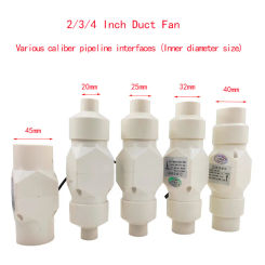 Ventilador de escape de Velocidad ajustable bathroom duct, Smoke moxibustion  12V, Cocina, Inodoro 20mm 25mm 32mm 40mm 50mm
