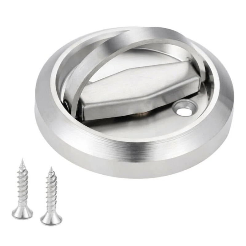 Description Picture 6 of itemNew High Quality Handle Door Handles Degree Rotation Fire Proof Invisible Cabinet Pulls 304 Stainless Steel Easy Installing