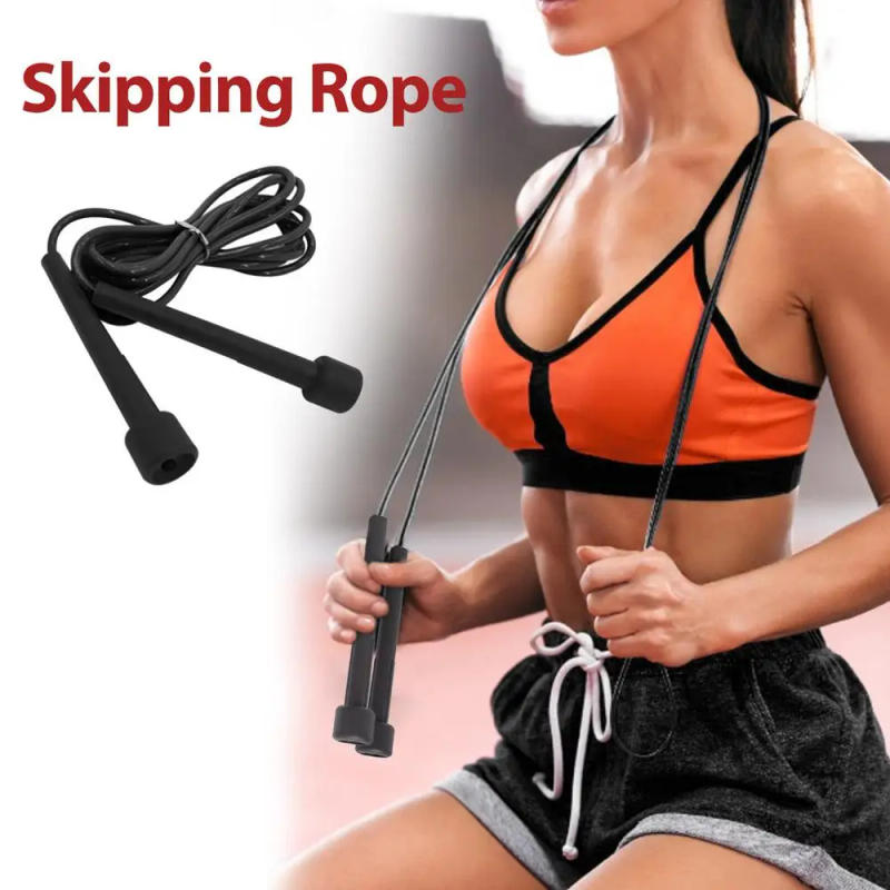 Description Picture 6 of item1PC 2.8M Speed Jump Rope Professional Adult Children Gym PVC Jumping Rope Adjustable Fitness Equipment Muscle Boxing Training