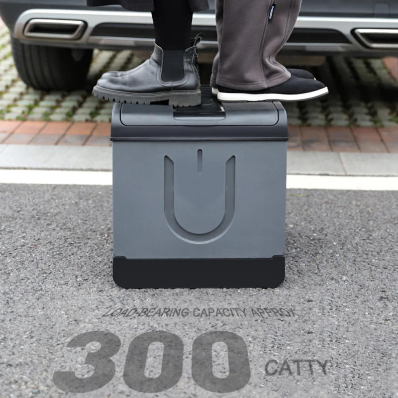 Description Picture 6 of itemPortable Foldable Toilet Seat Square 70L Trash Can Storage Box for Camping Self-driving Travel Car Travel Potty