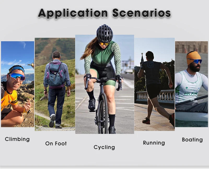 Description Picture 5 of itemSCVCN Photochromic Cycling Sunglasses Mountains Sports Cycling Glasses UV400 Ultraviolet Light Bicycle Riding Driving Glasses