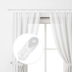 8 Pcs Handle Drapes Blinds Cordless Handles Wand for Curtain Hook Point Abs Weight Weights Rope with Cords