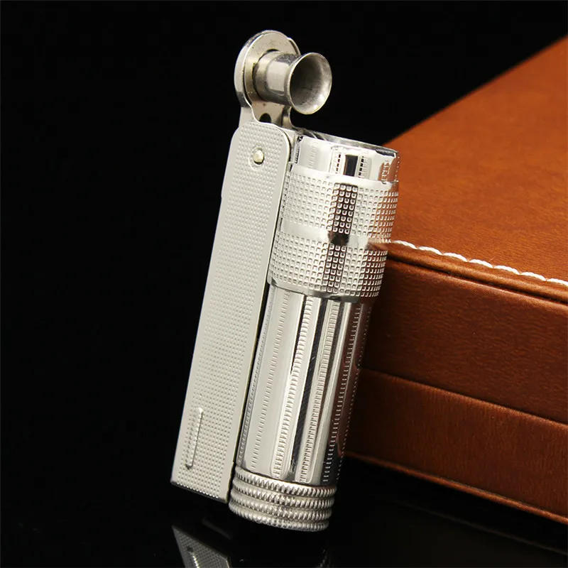 Description Picture 5 of itemOriginal IMCO Lighter Old Gasoline Flint Lighter Windproof Stainless Steel Cigarette Petrol Oil Lighter Inflated Gadgets Man
