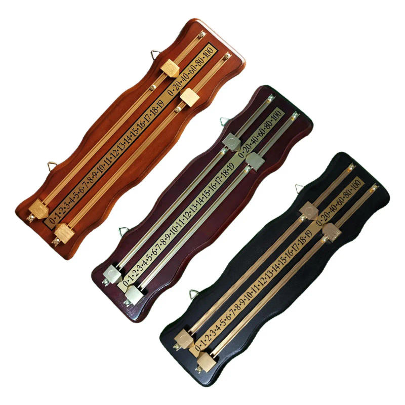 Description Picture 3 of itemShuffleboard Scoreboard Referee Gear Billiard Score Board for 2 Player Tabletop Games