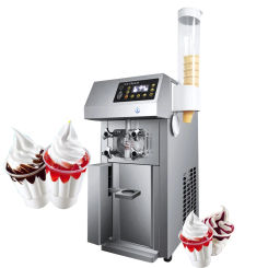 Electric 220V Single-Head Soft/Hard Ice Cream Maker/Making,Commercial Manufacturers