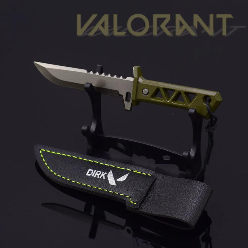 Description Picture 4 of itemValorant Weapon Xenohunter Melee Weapon Knife Model 12cm Metal Game Peripheral Sword Uncut Blade Keychain Gifts Toys for Boys
