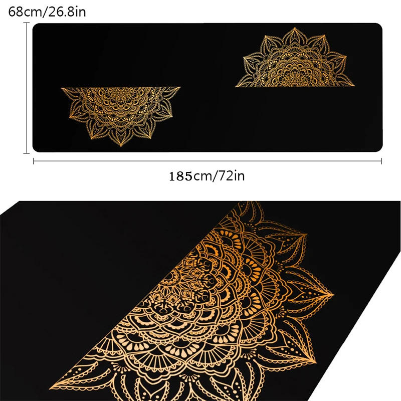 Description Picture 6 of itemEco-Friendly Screen Printed Natural PU Rubber Yoga Mat, Wholesale Gym Mats Rubber Flooring, High-Quality Yogamat