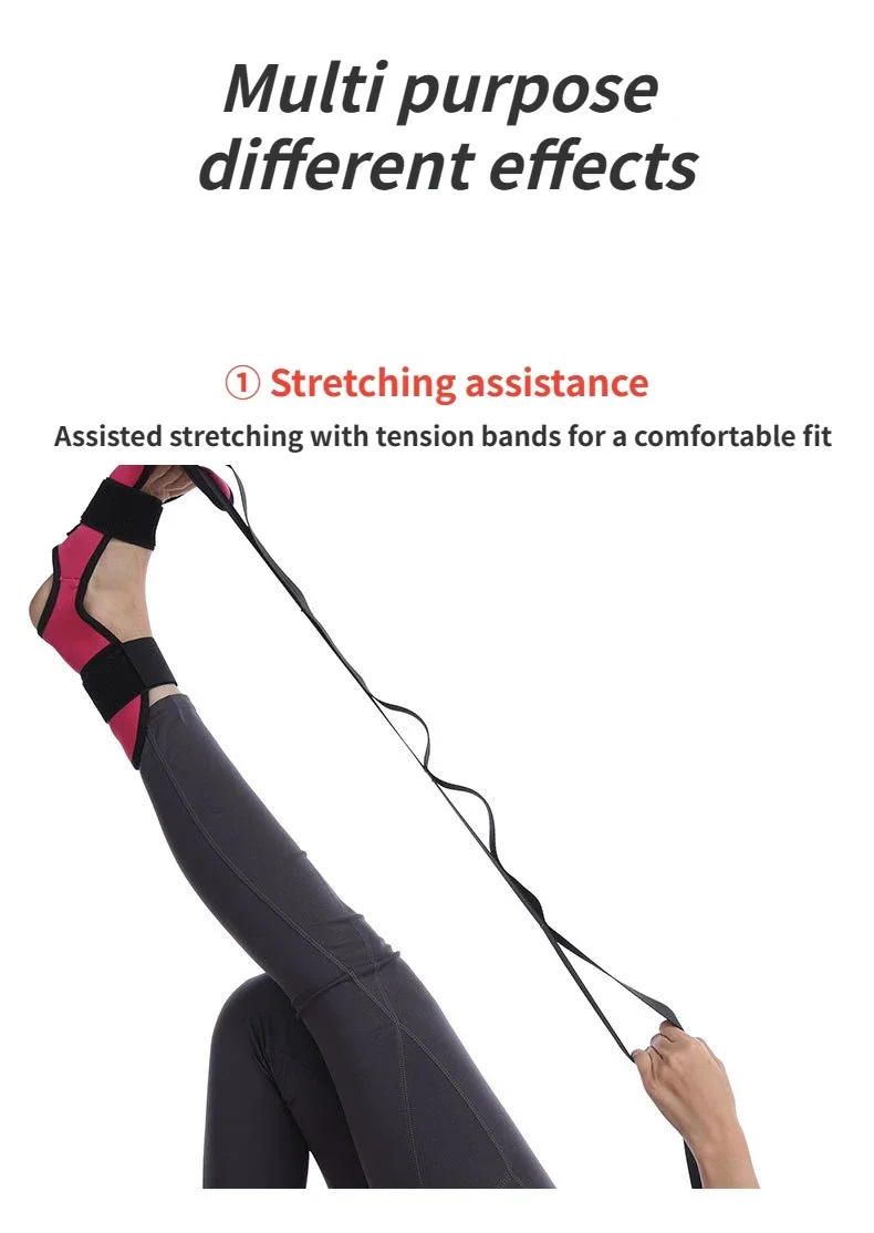 Description Picture 5 of itemLeg Stretching Band  Flexibility Stretching Band  Rehabilitation Fitness Band  Plantar Fasciitis Training Belt Foot Care