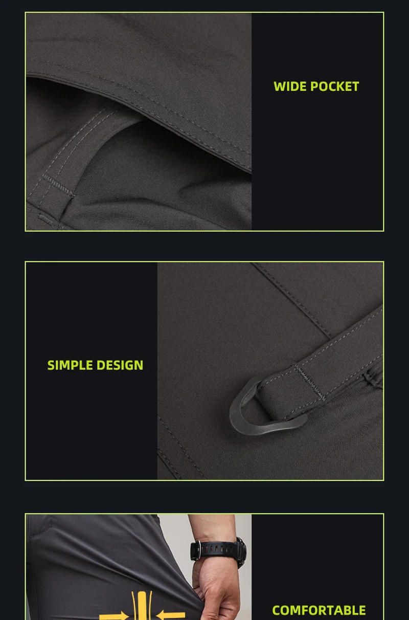 Description Picture 5 of itemMen Jogger Pants Outdoor Tactical Pants Waterproof Stretch Casual Cargo Trousers Breathable Male Quick Dry Working Overalls