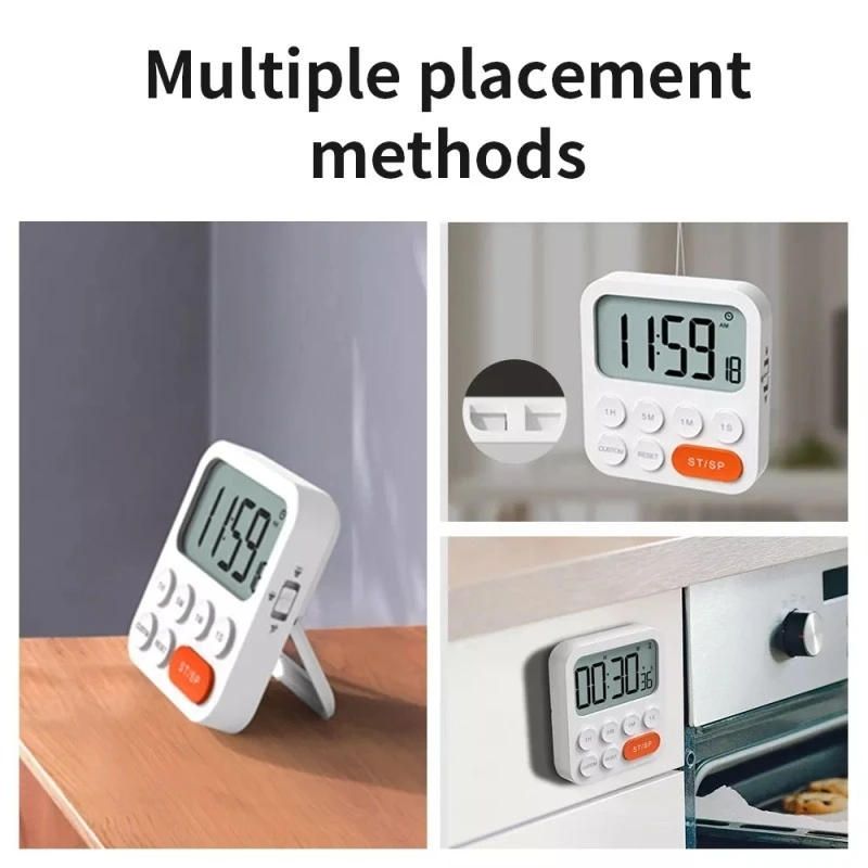 Description Picture 5 of itemMultifunctional Kitchen Timer Kitchen Accessories Alarm Clock Home Cooking Practical Supplies Cook Food Tools Camping For Task