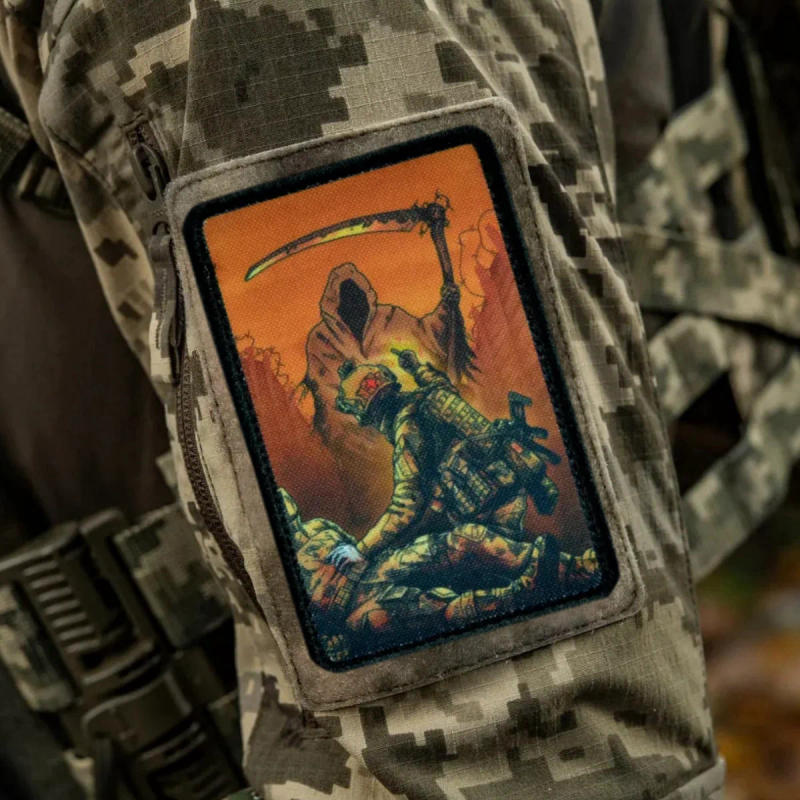 Description Picture 5 of item"not today" Morale tactics Patch Medical Hook&Loop Patch Military Aid Army Badge Armband Printed Tactical Backpack Stickers