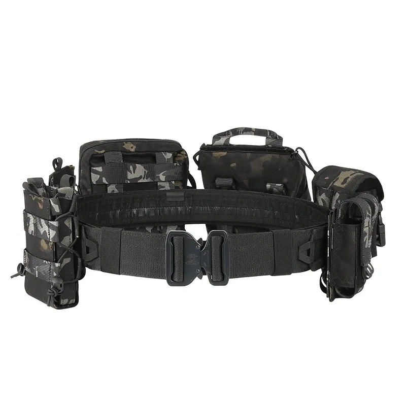 Description Picture 6 of item8 in 1 Tactical Waist Bag Tactical Belt with Pouches Hunting Equipment Polyester Wallet Waterproof Outdoor Tactical Bagpack