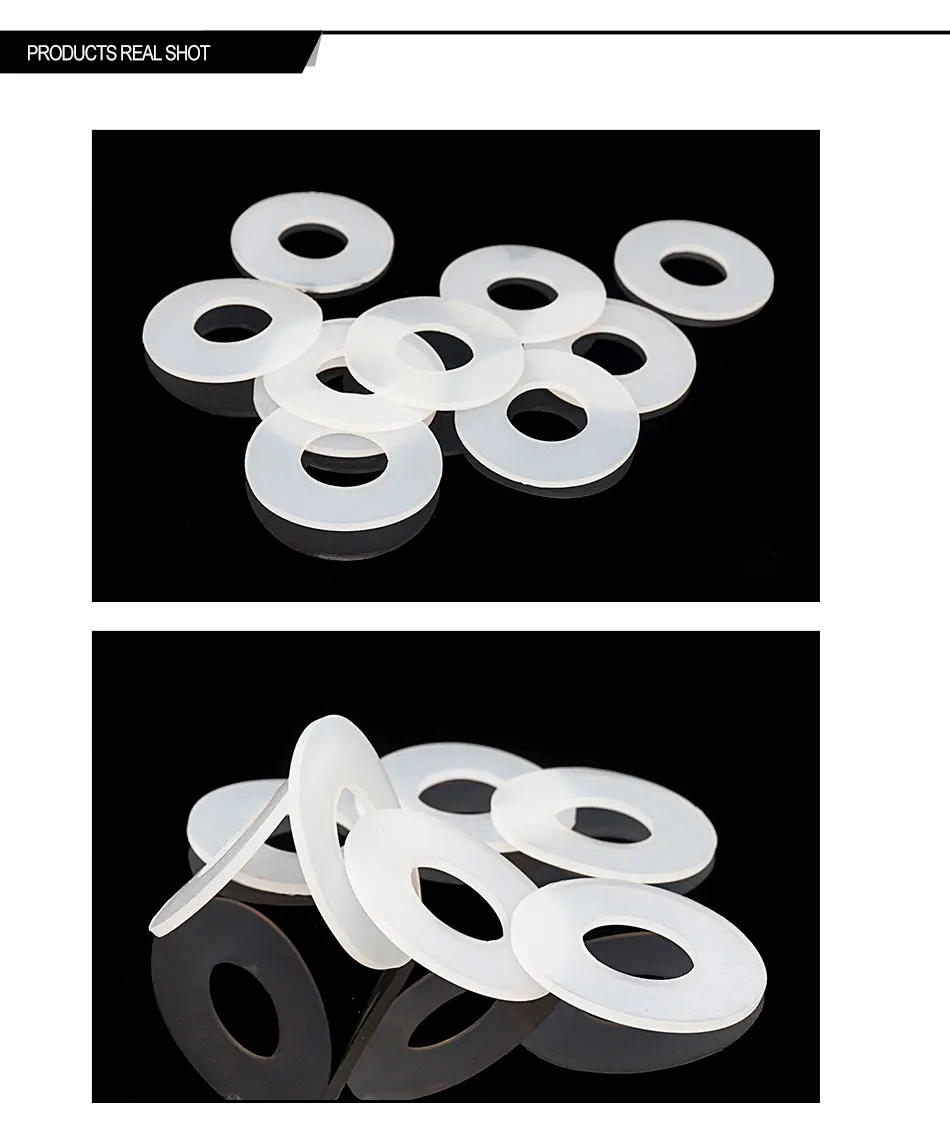 Description Picture 4 of itemFlat gasket M2-5 NBR VMQ waterproof screw gasket sealing ring resistant oring hardware tool accessories shock-absorbing globle