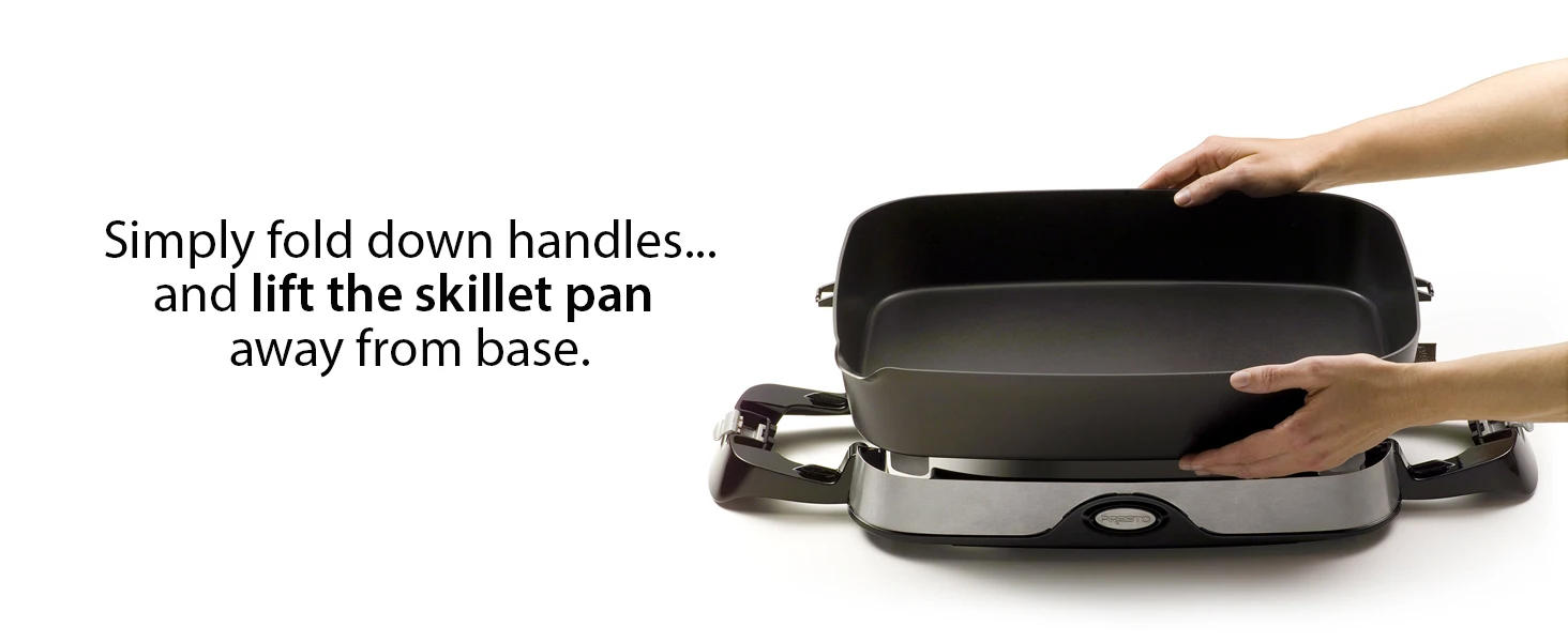 Description Picture 6 of item06857 16-inch Electric Foldaway Skillet, Black