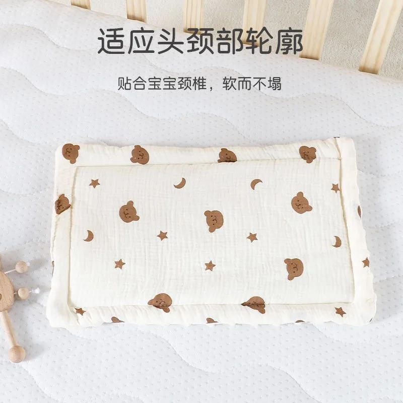 Description Picture 3 of itemBaby Multifunctional Pillow Made of Pure Cotton Breathable Lightweight Sweat Absorbing Suitable for Home Daycare and Travel Use