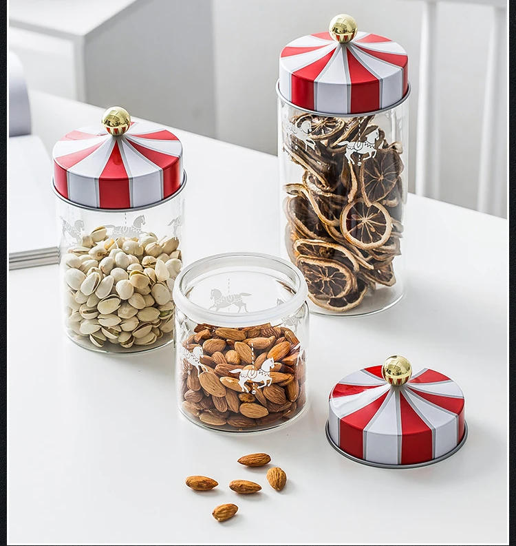 Description Picture 2 of itemHermetic Containers for Food Storage Pots Container for Cereals Kitchen Storage & Organization Glass Jar With Lid Airtight Mason