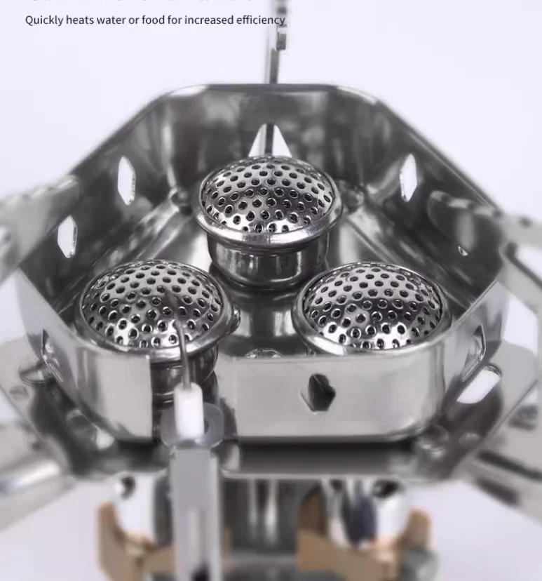 Description Picture 6 of itemOutdoor hot fire portable cassette gas stove Camping cookstove Folding picnic fishing cookstove mini gas stove