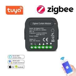 QS-Zig bee/Wifi-CP03 Tu-ya ZB/WiFi Curtain Switch Module for Roller Shutter Blinds Motor Smart Home Google Home Alexa Control