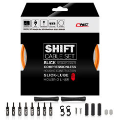 CNC Bike Shifter Cables Kit For Shimano Sram Rear Derailleur Cable Wire Bicycle Shift Cable Housing 3500mm Iner Cable 2800mm Cyc