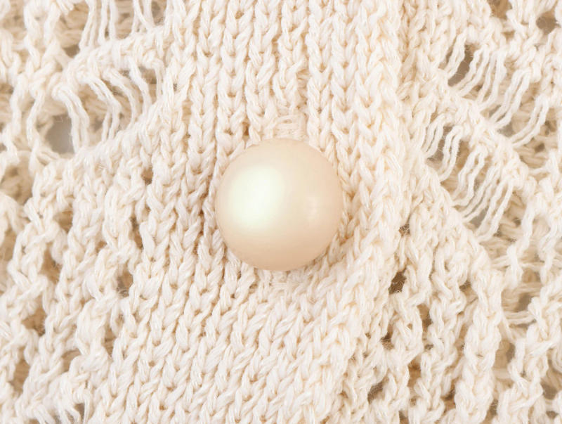 Description Picture 5 of itemSweet Knitted Shirt 2025 Spring And Autumn New Women's Clothing French Retro Hollowed Versatile Cardigan