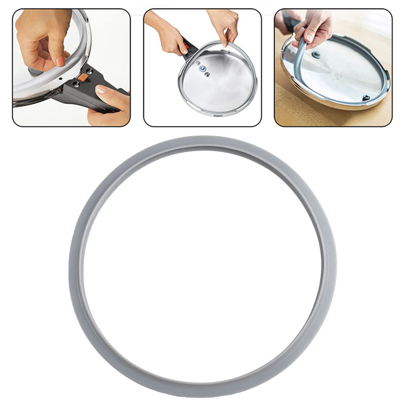 Description Picture 3 of itemRing Gasket Sealing Ring Silicone Home Pressure Cooker Replacement Gasket Seal Ring Rubber Cooking Pot Accessories
