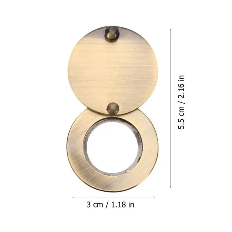 Description Picture 3 of itemSafety Metal Door Viewers Covers Fixed Rotating Door Privacy Cover Privacy Cover Privacy Peephole Lid Door Viewers