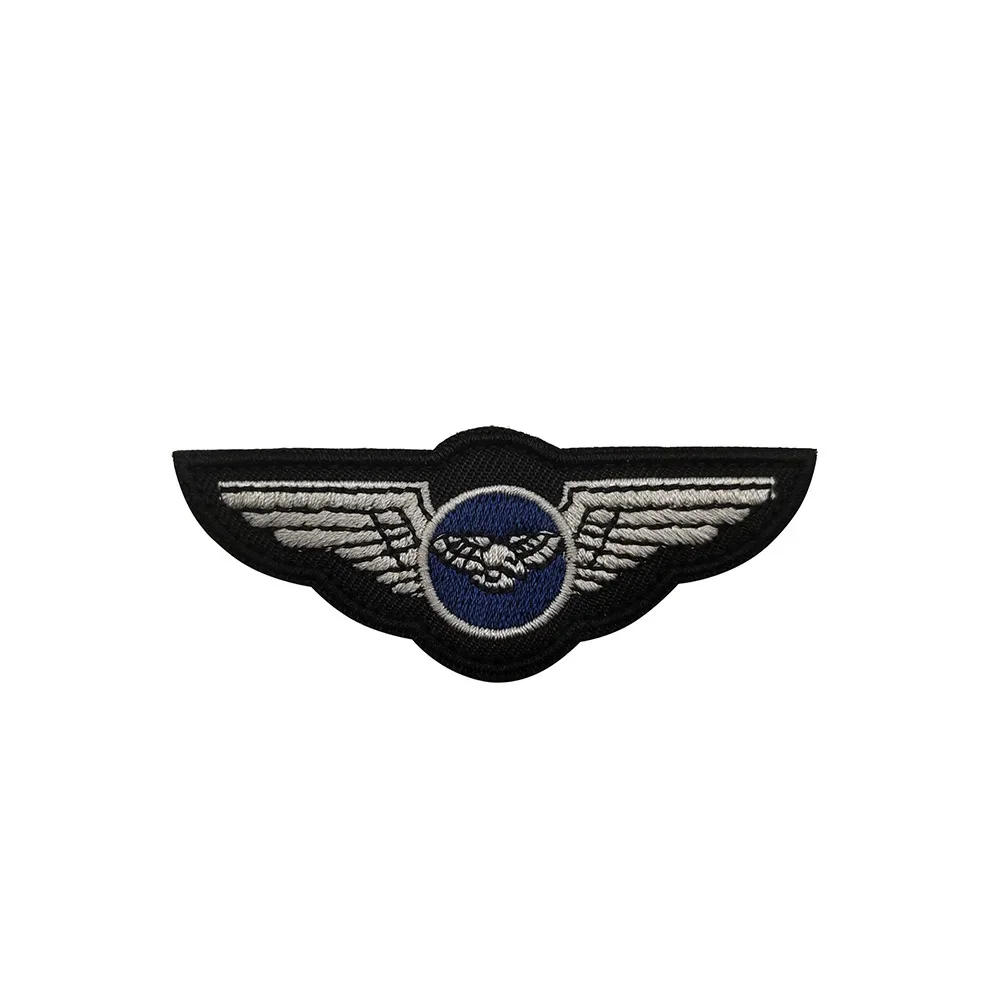 Description Picture 5 of itemPilot Aviation Patches Double Headed Eagle Morale Badge Armband Military Top Gun Embroidery Hook&loop Patch For Backpack Sticker