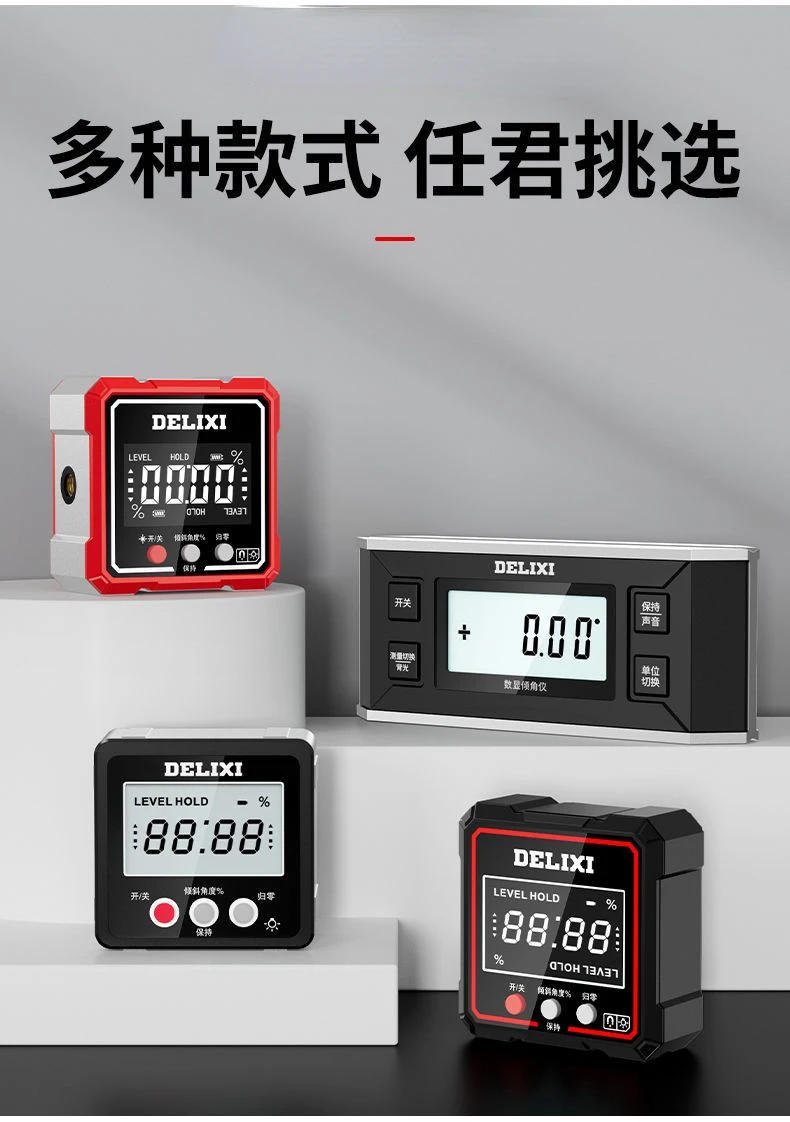 Description Picture 2 of itemDip Box High Precision Portable Digital Display Electronic Slope Angle Ruler with Magnetic Specification Slope Leveler