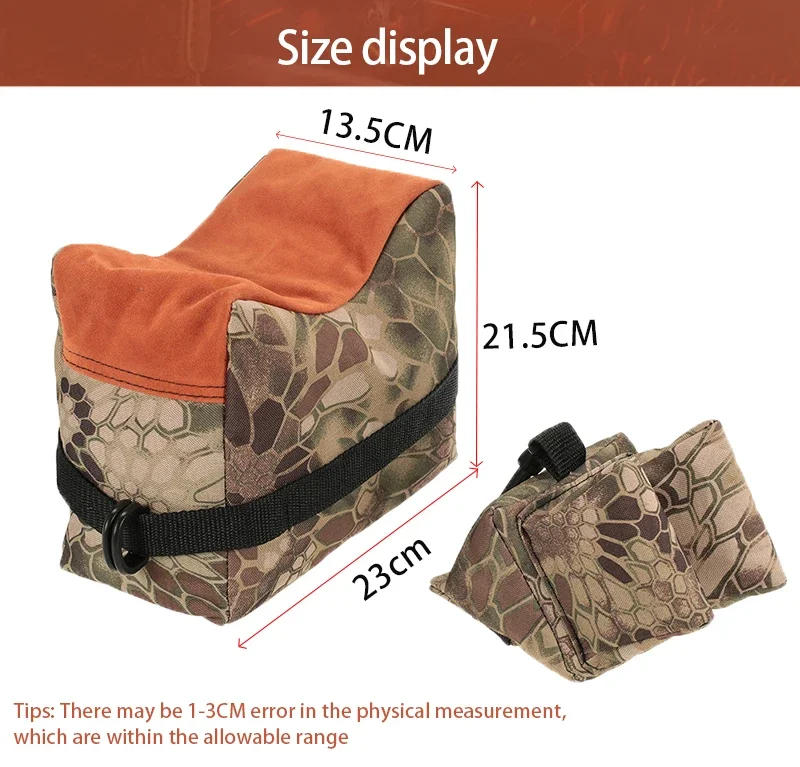 Description Picture 2 of itemHunting Accessories Front & Rear Rifle Target Bench Unfilled Support Stand Bag Gun Accessories Shooting Gun Rest Bag Set