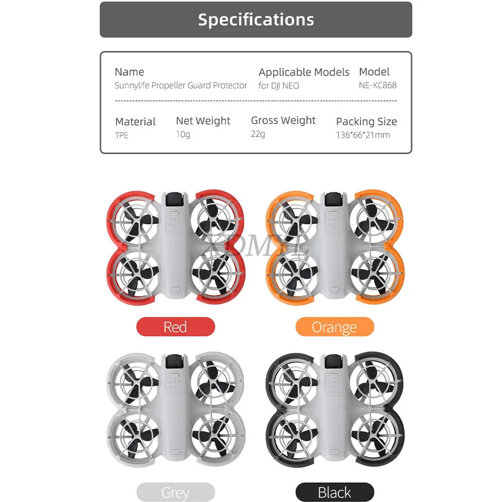 Description Picture 4 of itemGimbal Bumper for DJI Neo Lens Protector Anti-collision Ring Protective Cover Anti-collision Strip Drone Safety Kit Accessories