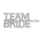 team bride hair clip