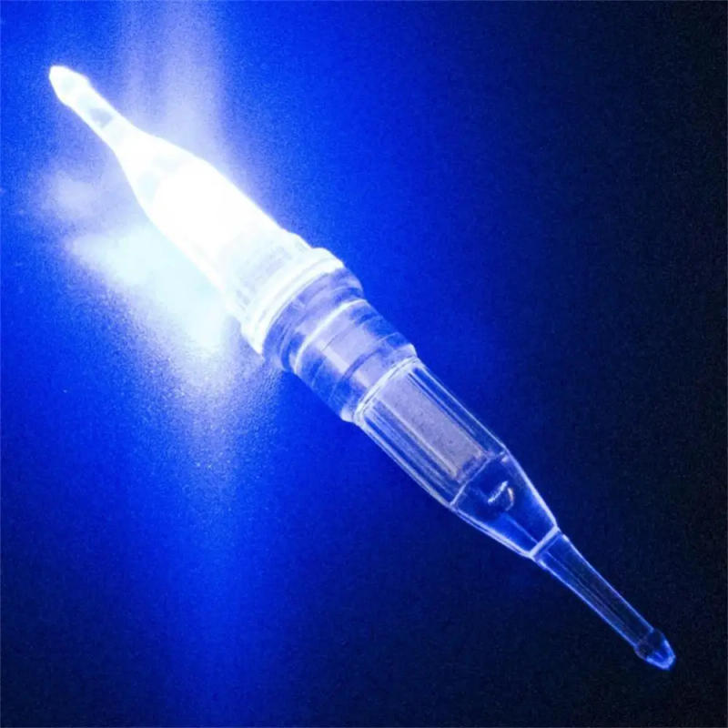 Description Picture 2 of item1/2PCS Colors Mini LED Flashing Light Deep Drop Squid Lure Lamp Sea Accessories AttractingFish Lights