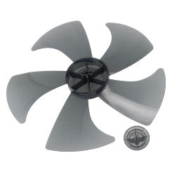14 Inch Plastic Fan Blade with Nut Cover Five Leaf Design for Stand and Desk Fans Easy to Disassemble and Clean
