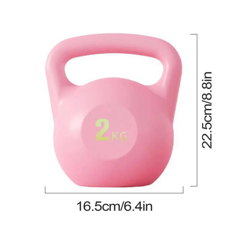 Description Picture 2 of itemWomen Lifting Kettle 2-6kg Dumbbell Carrying Kettlebells Deep Squat Strength Training Fitness Home Exercise Soft Kettlebells