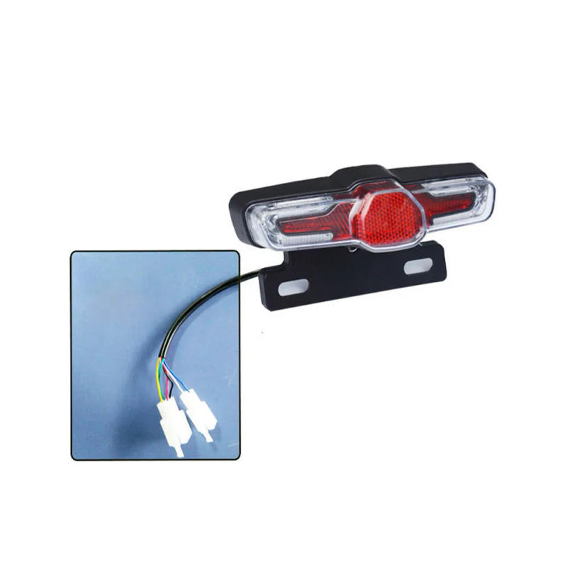 Description Picture 5 of item12V/36V-60V E-bike Taillight Turn Signal Rear Rack Lamp Tail Light Electric Bicycle Brake Night Vasion Lamp Cycling Accessories
