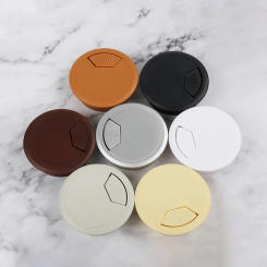 1pcs 60mm / 80mm ABS Computer Desk Table Grommet Cable Port Wire Hole Cover Wire Storage Rack Furniture Hardware All Color
