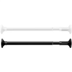 Shower Curtain Rod Stainless Steel Spring Loaded Extendable Sticks Anti-Slip Waterproof Spring Tension Curtain Rod Accessories