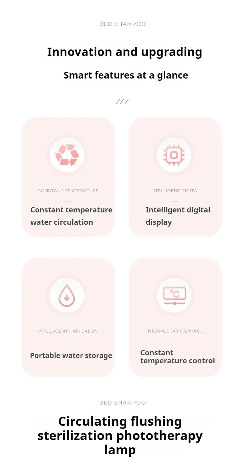 Description Picture 4 of itemWashing Spa Salon Washbasin Portable Japanese Water Jet Hair Barber Wash With Chair Styling Hairdresser Massage Shampoo Beauty