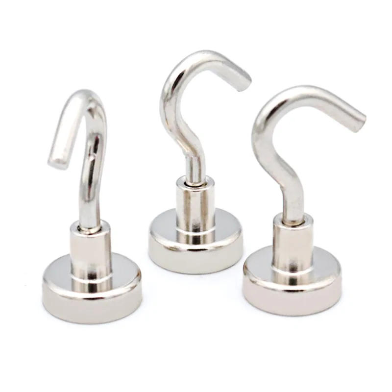 Description Picture 2 of item10PCS Strong Magnetic Hooks Practical Load Bearing Hook Multi-Purpose Storage for Home Kitchen Bar Storage Key Coat Cup Hanging